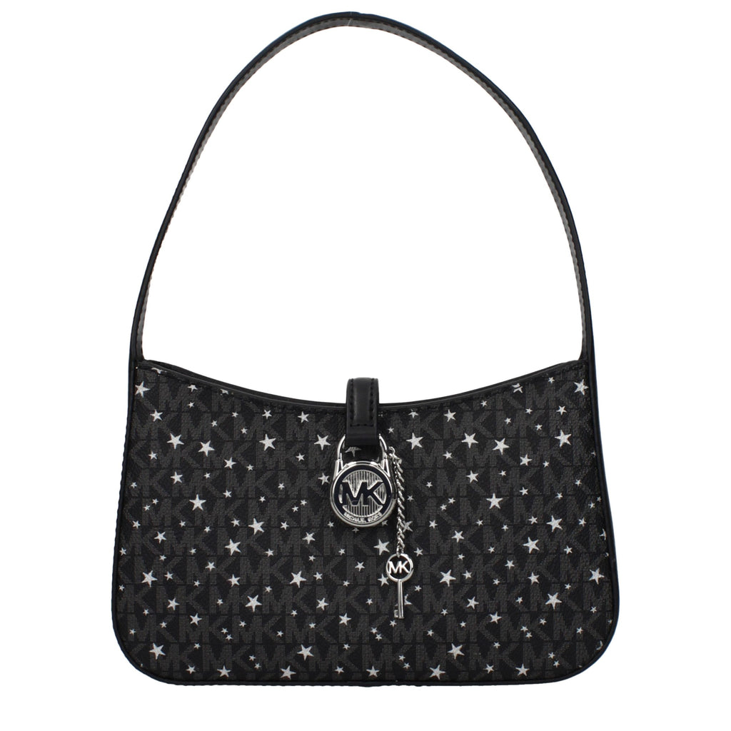 Michael Kors Schwarze Stoffhandtasche