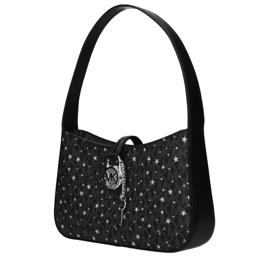 Michael Kors Schwarze Stoffhandtasche