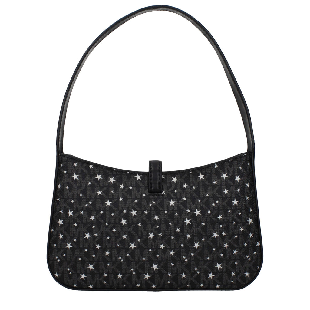 Michael Kors Schwarze Stoffhandtasche