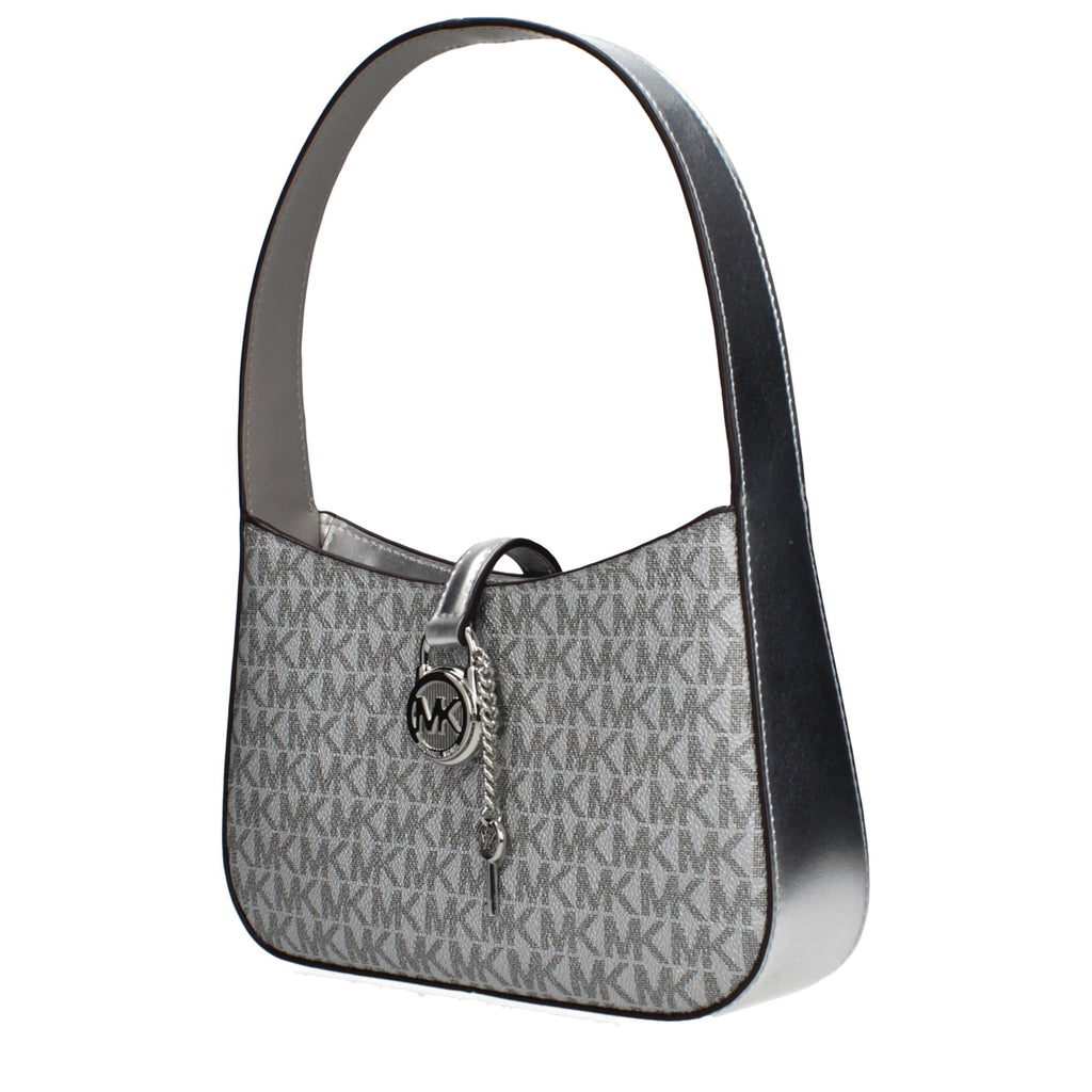 Michael Kors Graue Stoffhandtasche