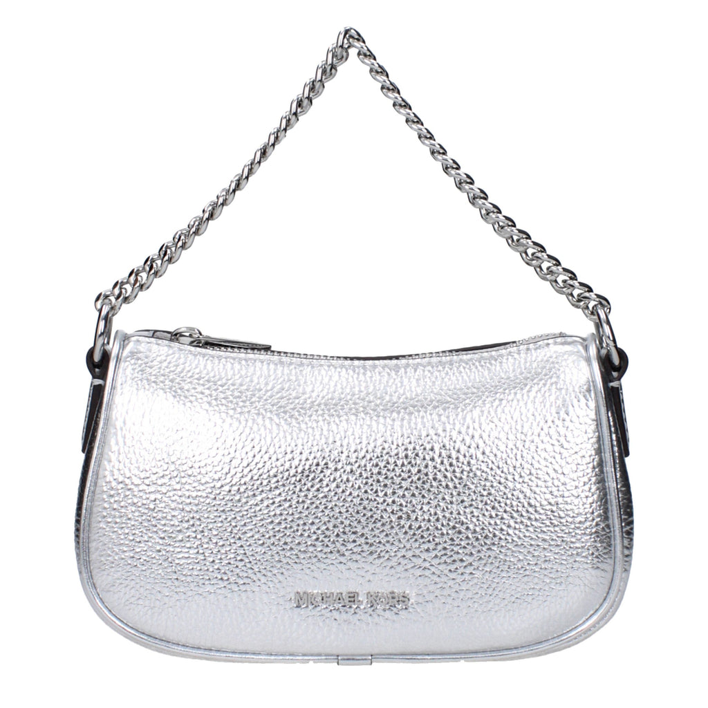 Michael Kors Graue Lederhandtasche