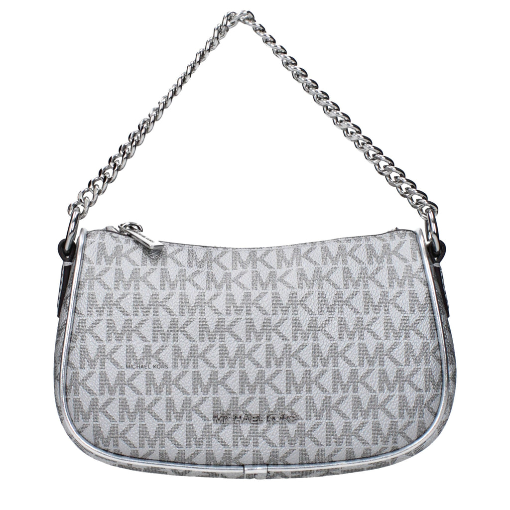 Michael Kors Graue Stoffhandtasche