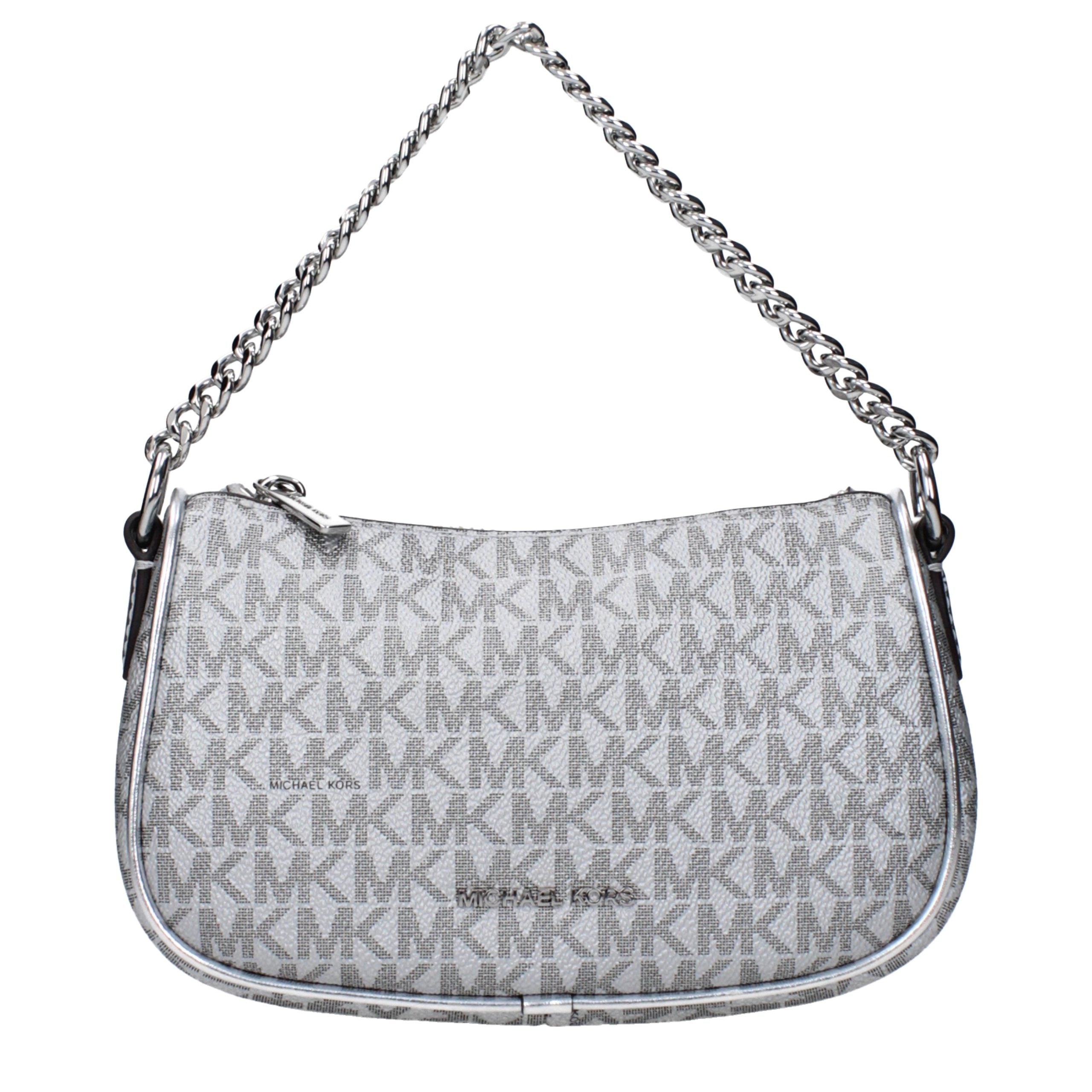Michael Kors Graue Stoffhandtasche