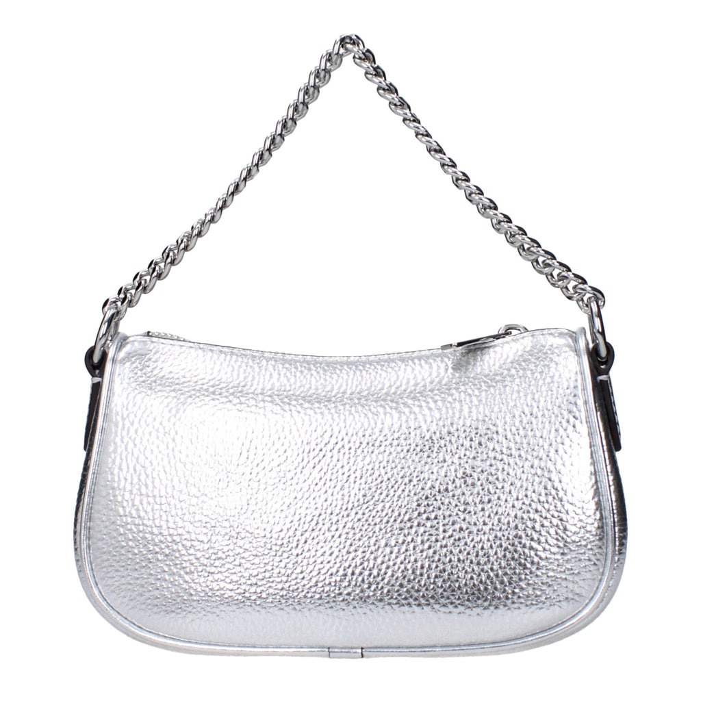 Michael Kors Graue Lederhandtasche