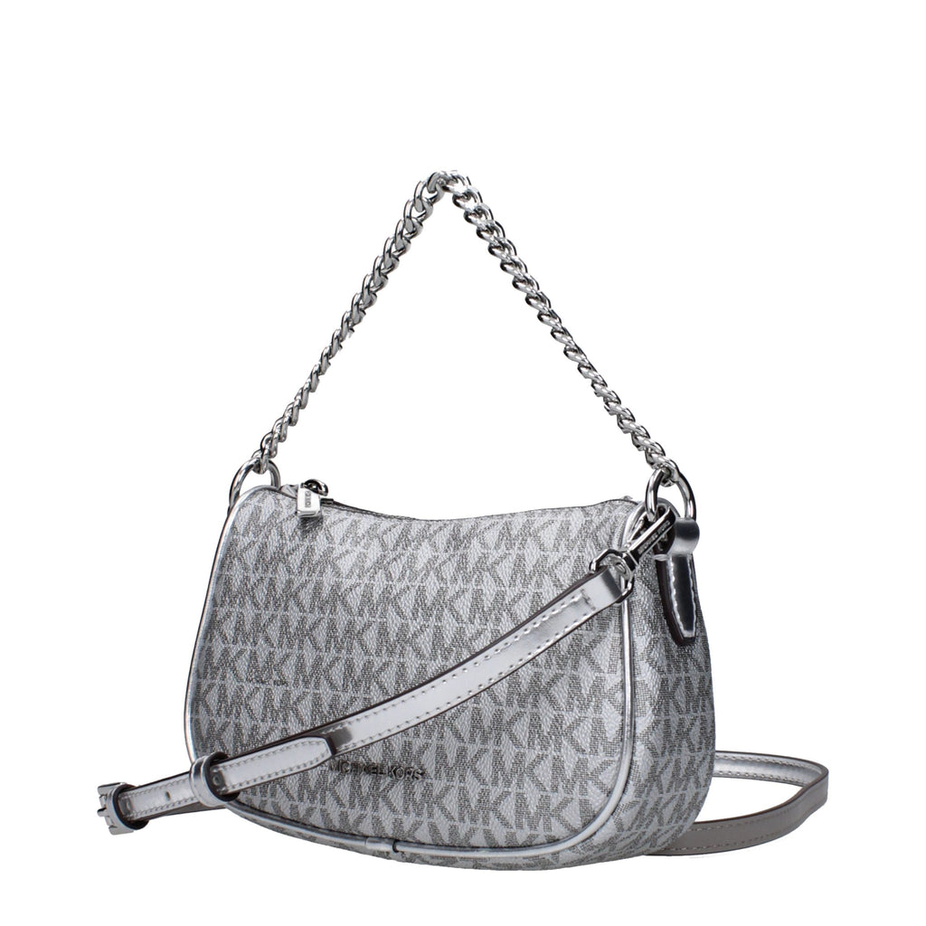 Michael Kors Graue Stoffhandtasche