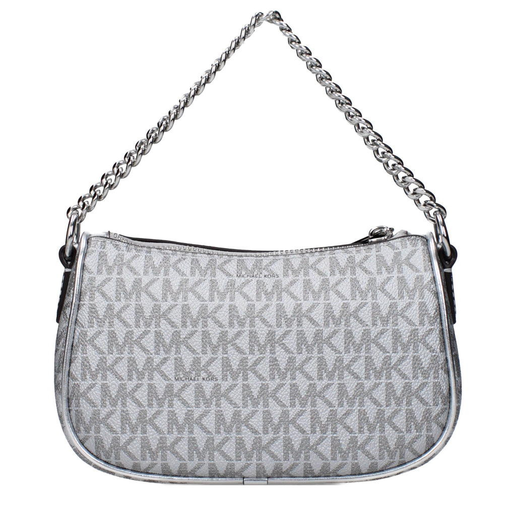 Michael Kors Graue Stoffhandtasche