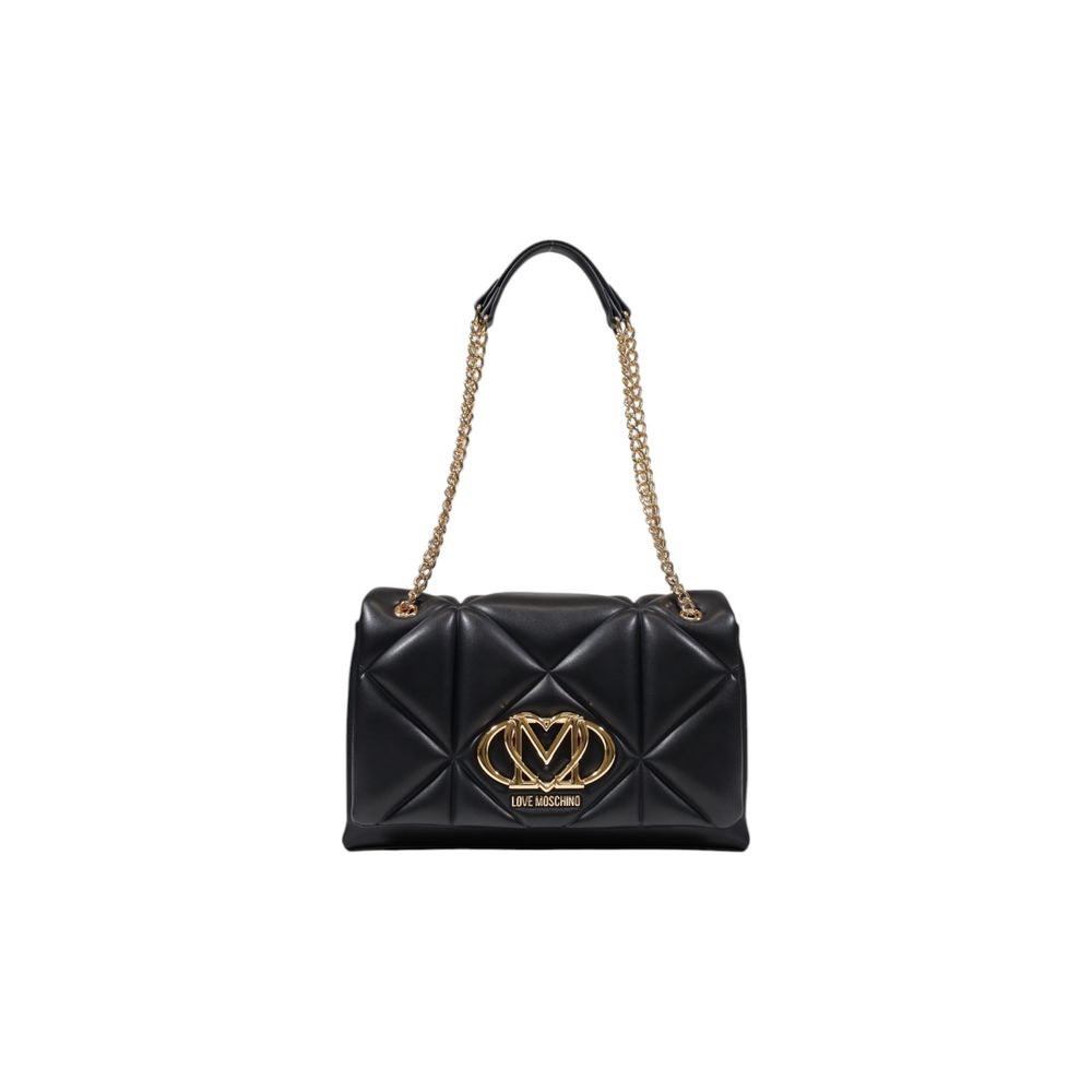 Love Moschino Schwarze Handtasche aus Polyethylen