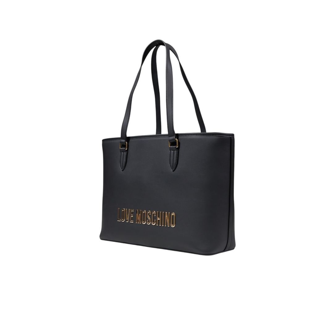 Love Moschino Zweifarbige Handtasche aus Polyethylen