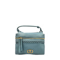 Twinset Blaue PU-Damenhandtasche