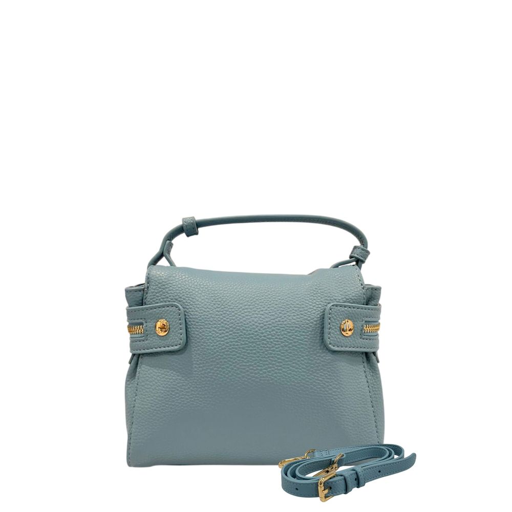 Twinset Blaue PU-Damenhandtasche