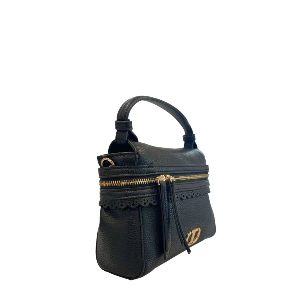 Twinset Schwarze Damen-Handtasche aus PU