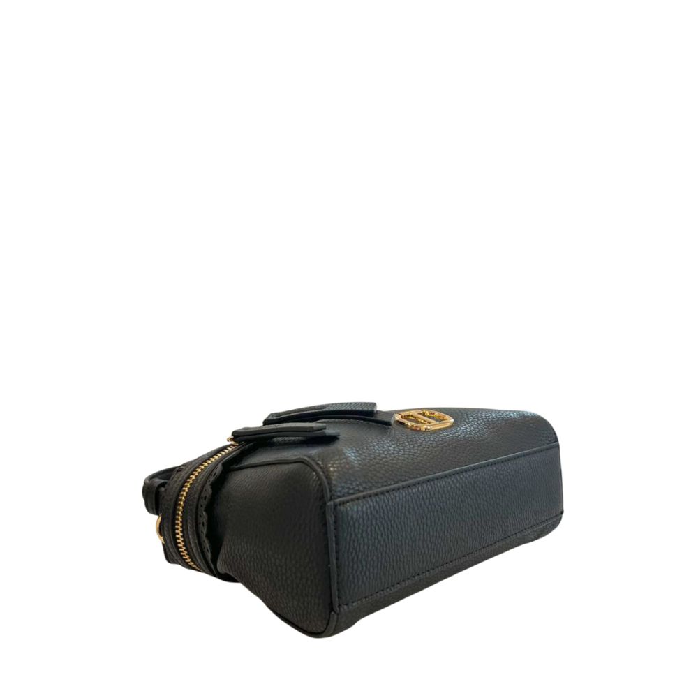 Twinset Schwarze Damen-Handtasche aus PU