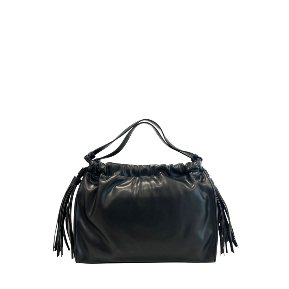 Twinset Schwarze Schultertasche aus PU für Damen