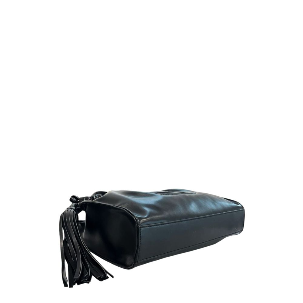 Twinset Schwarze Schultertasche aus PU für Damen