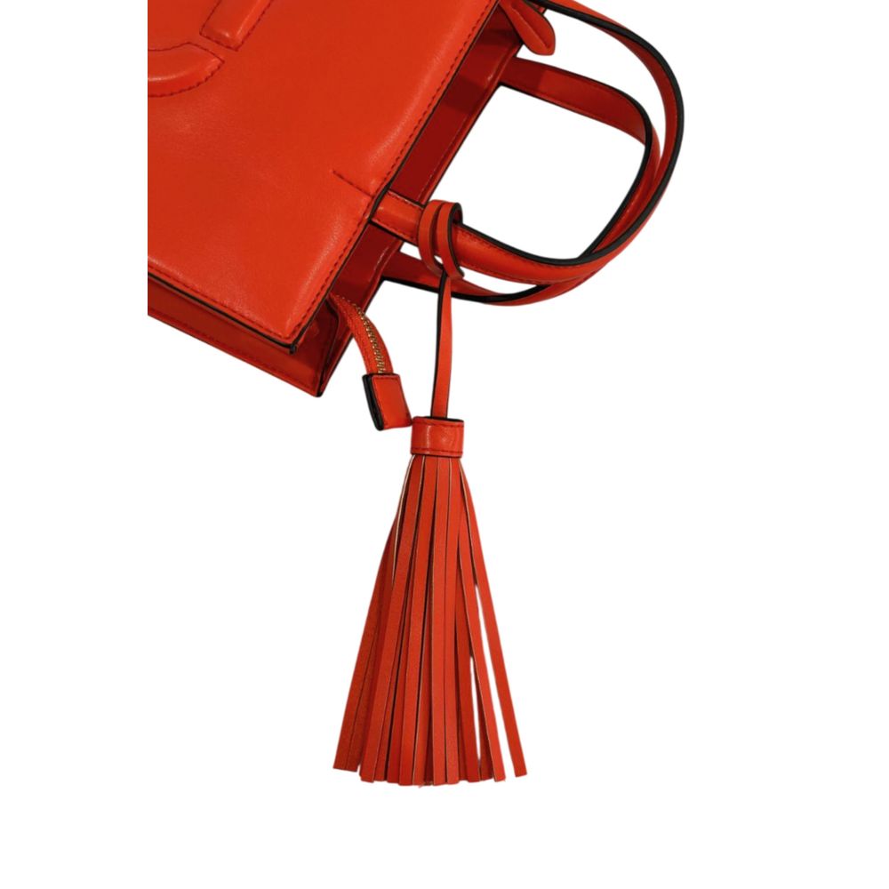 Twinset Orange Kunstleder-Handtasche für Damen