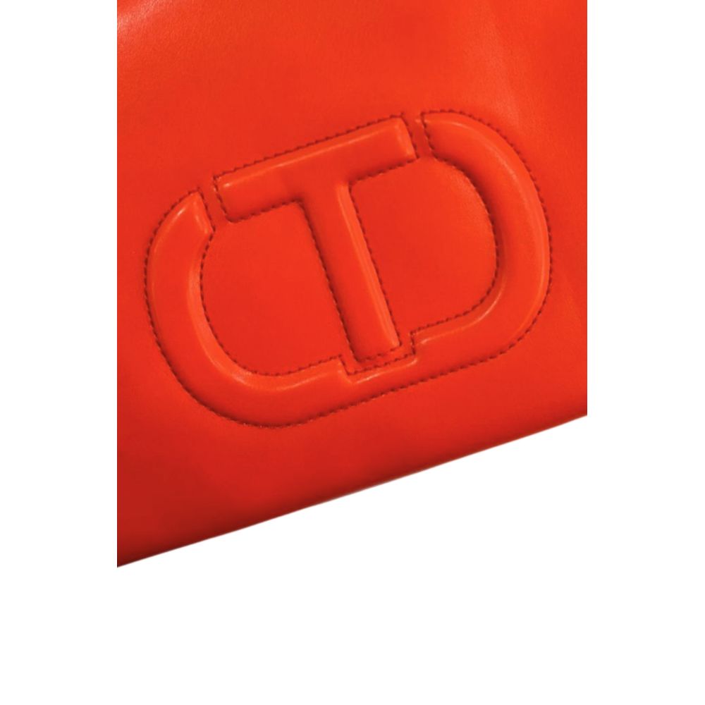 Twinset Orange Kunstleder-Handtasche für Damen