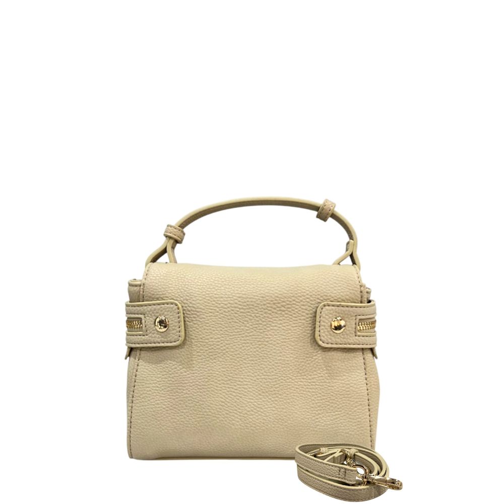 Twinset Beige PU Damen Handtasche