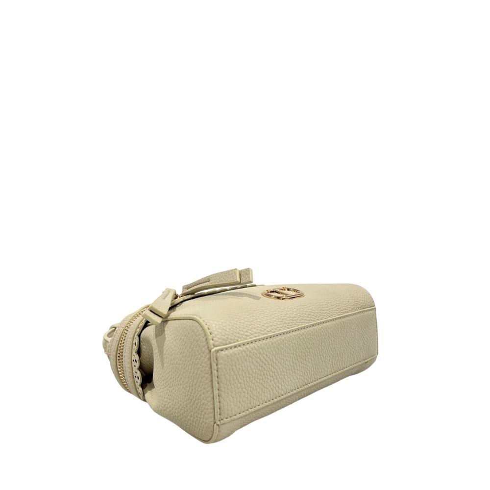 Twinset Beige PU Damen Handtasche