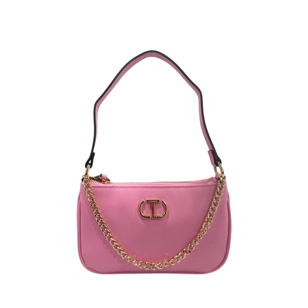 Twinset Weiße Damenhandtasche aus PU