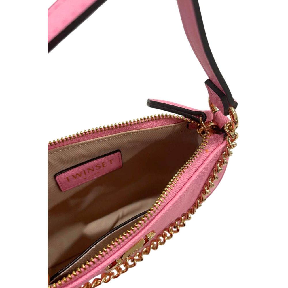 Twinset Weiße Damenhandtasche aus PU