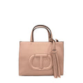 Twinset Damenhandtasche aus pinkfarbenem PU