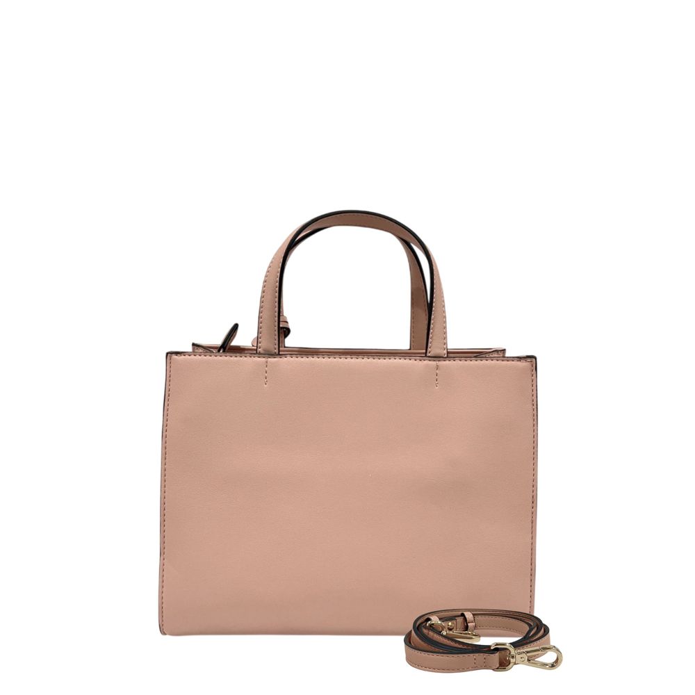 Twinset Damenhandtasche aus pinkfarbenem PU