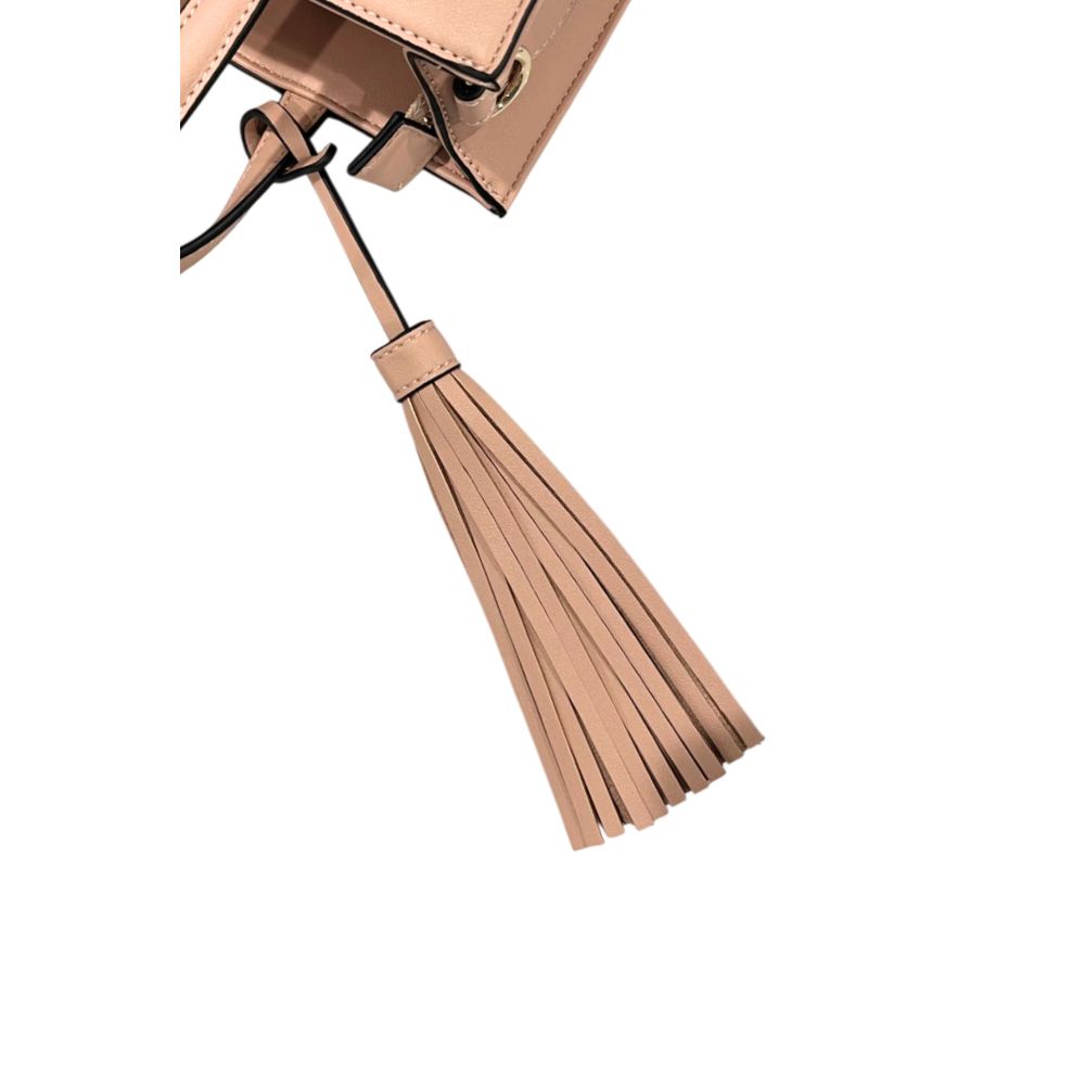 Twinset Damenhandtasche aus pinkfarbenem PU
