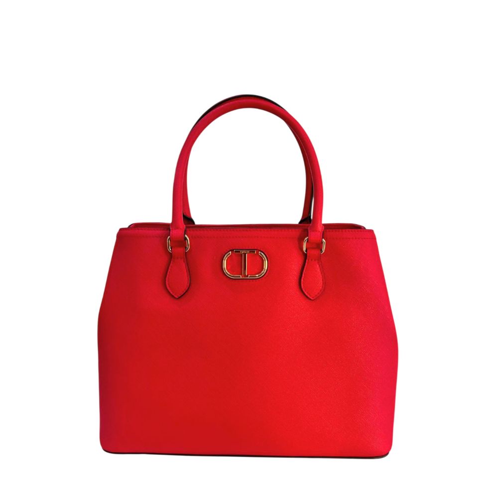 Twinset Weiße Damenhandtasche aus PU