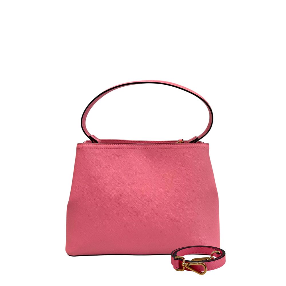 Twinset Damenhandtasche aus pinkfarbenem PU