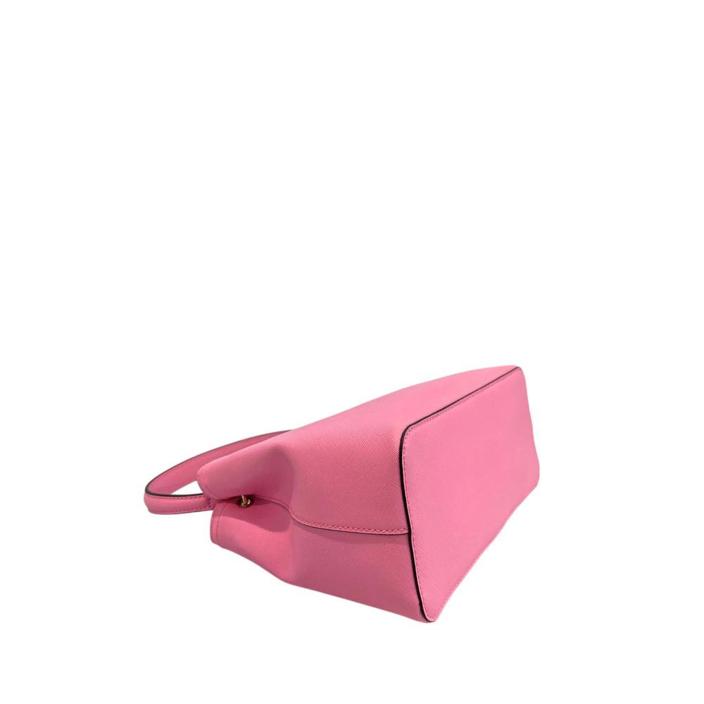 Twinset Damenhandtasche aus pinkfarbenem PU