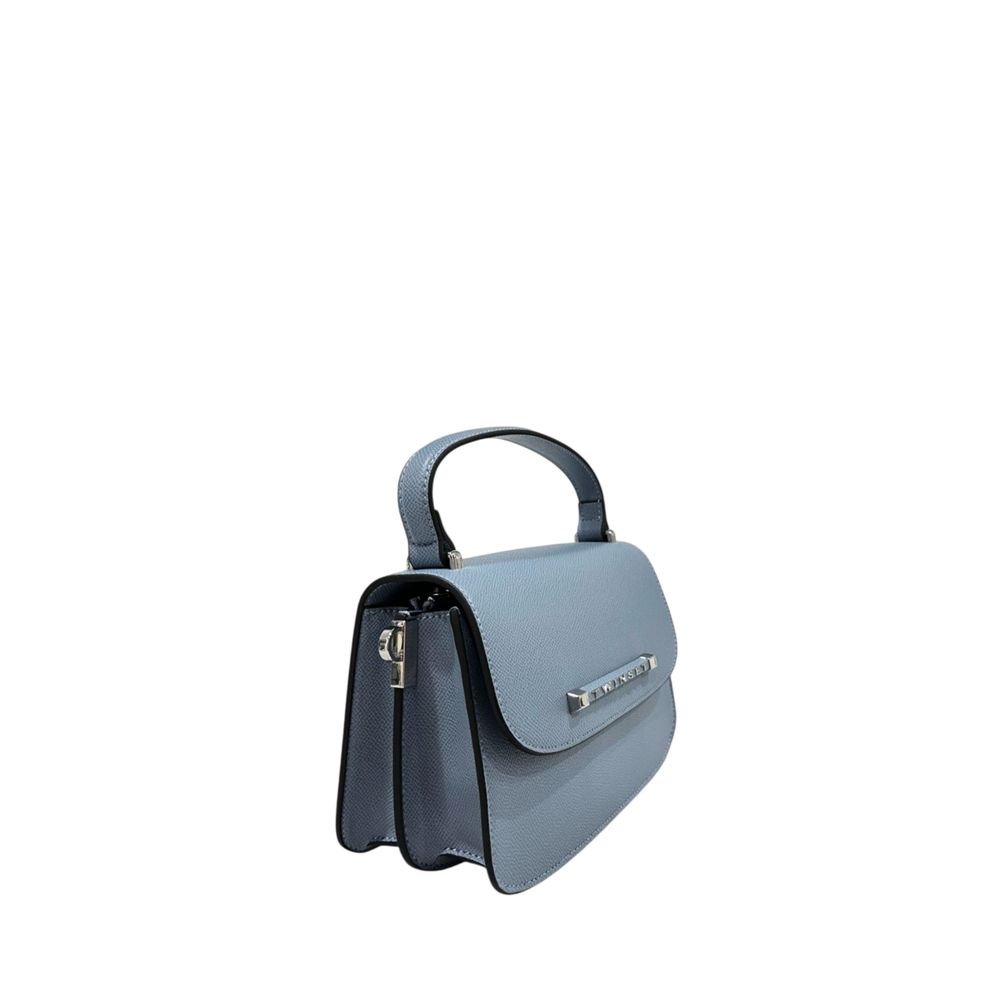 Twinset Blaue PU-Damenhandtasche