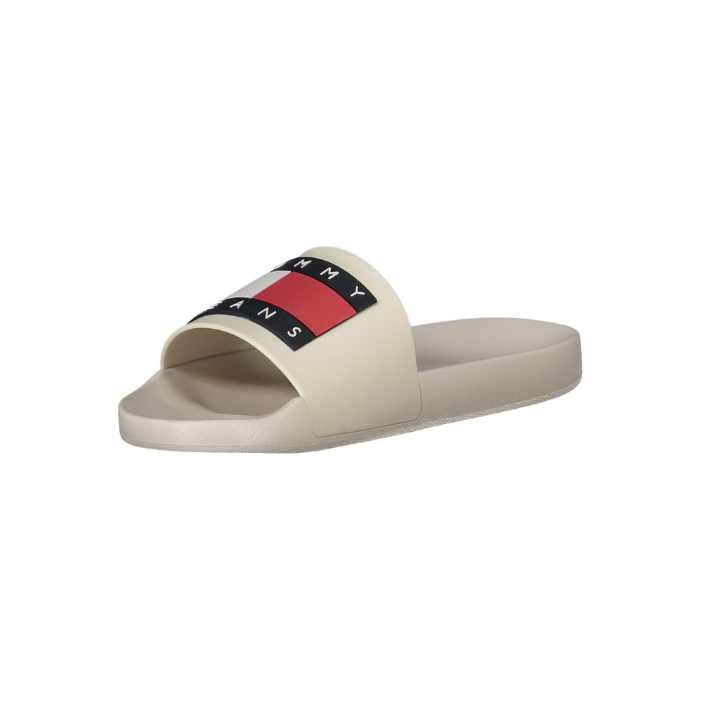 Tommy Hilfiger Beiger Herren-Slipper aus Polyurethan