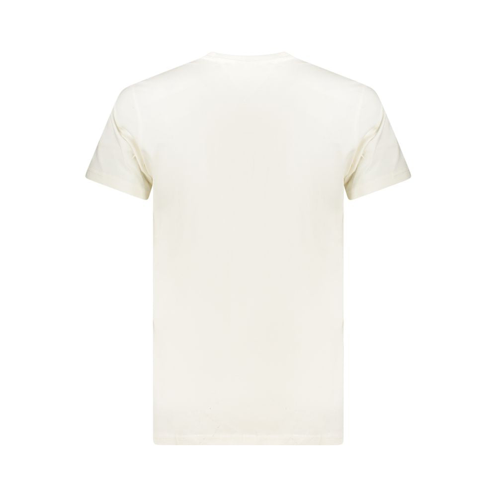 Tommy Hilfiger Weißes Herren-T-Shirt aus Baumwolle