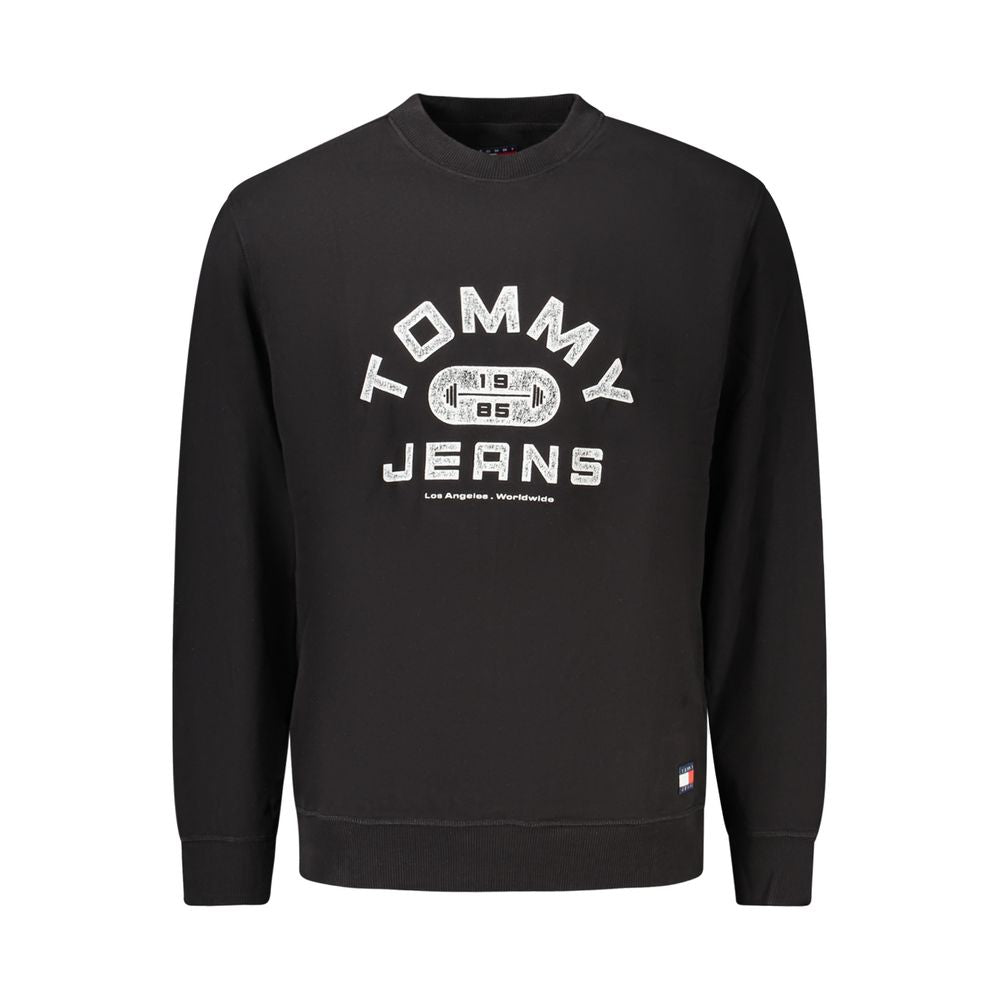 Tommy Hilfiger Schwarzer Baumwoll-Sweatshirt