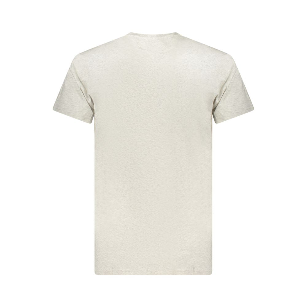 Tommy Hilfiger Grigio Baumwoll-T-Shirt für Herren