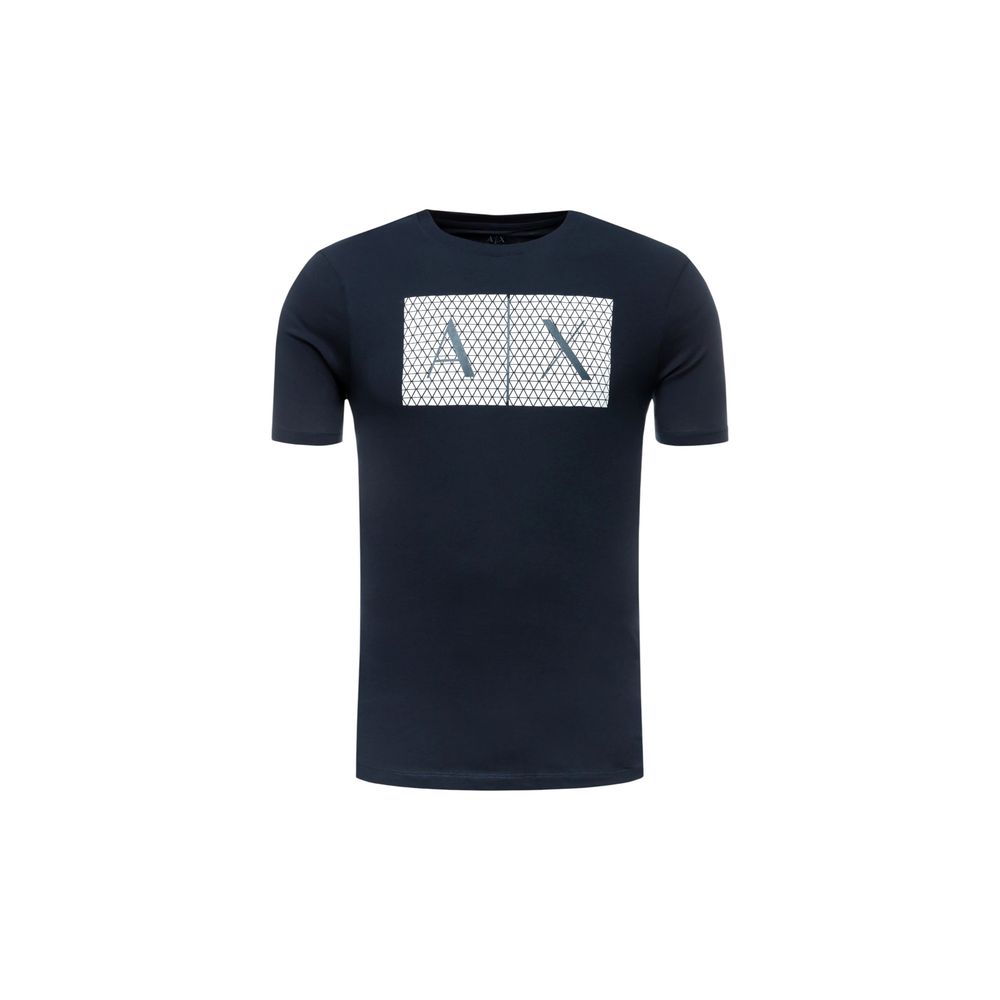 Armani Exchange Weißes Herren-T-Shirt aus Baumwolle