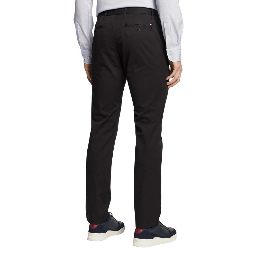 Tommy Hilfiger Schwarze Freizeithose aus recycelter Baumwolle