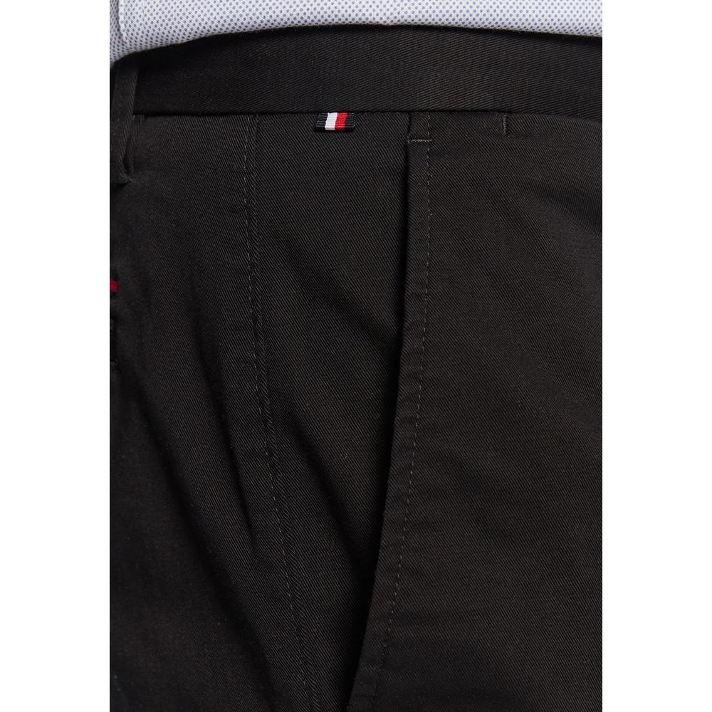 Tommy Hilfiger Schwarze Freizeithose aus recycelter Baumwolle