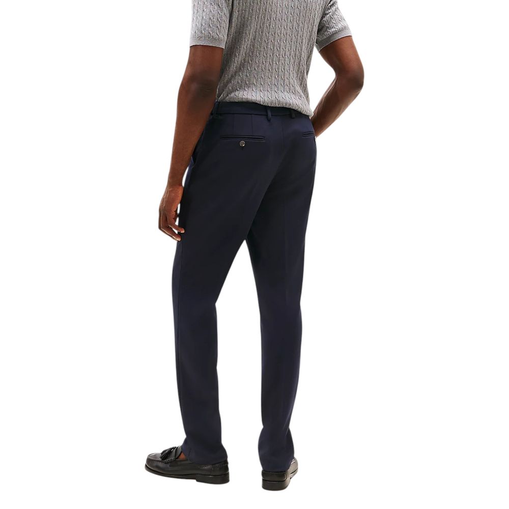 Tommy Hilfiger Blaue Anzughose aus recyceltem Polyester
