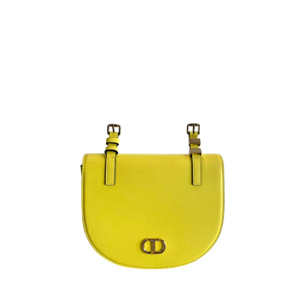 Twinset Zweifarbige Crossbody-Tasche aus Polyethylen