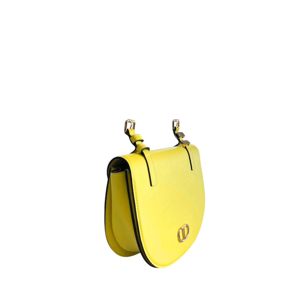 Twinset Zweifarbige Crossbody-Tasche aus Polyethylen