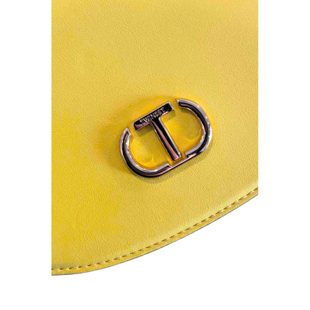 Twinset Zweifarbige Crossbody-Tasche aus Polyethylen
