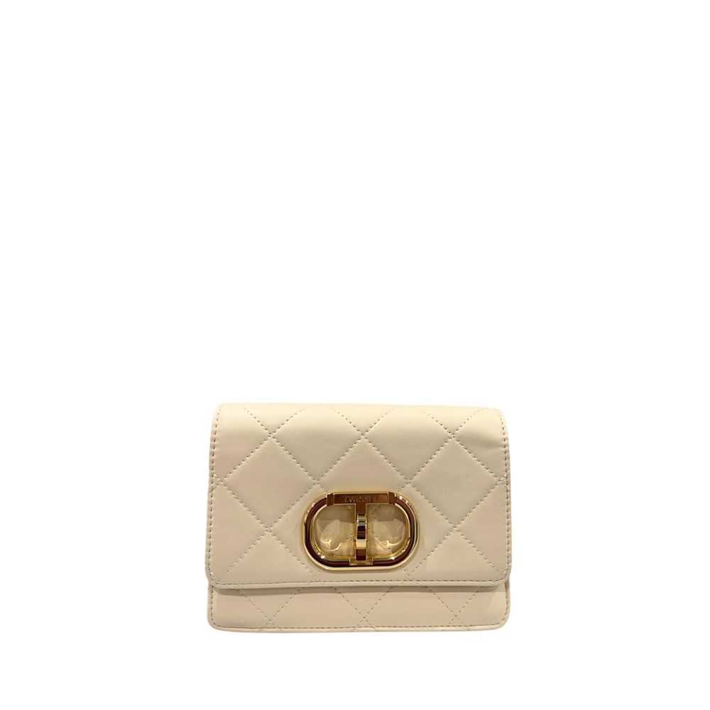 Twinset Beige PU Damen Umhängetasche