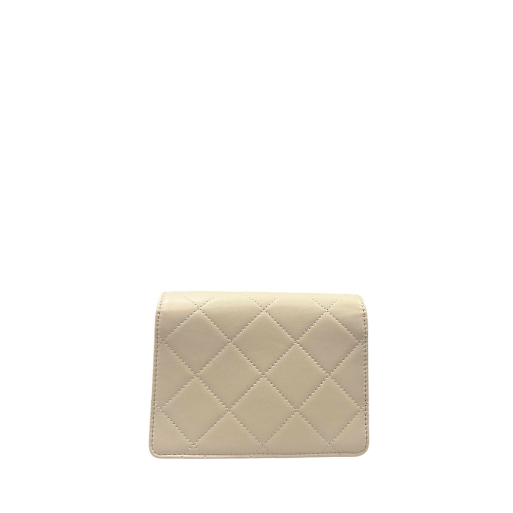 Twinset Beige PU Damen Umhängetasche