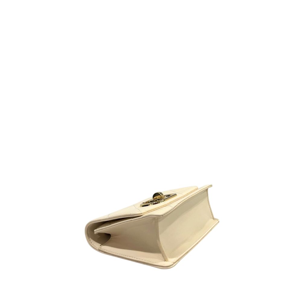 Twinset Beige PU Damen Umhängetasche