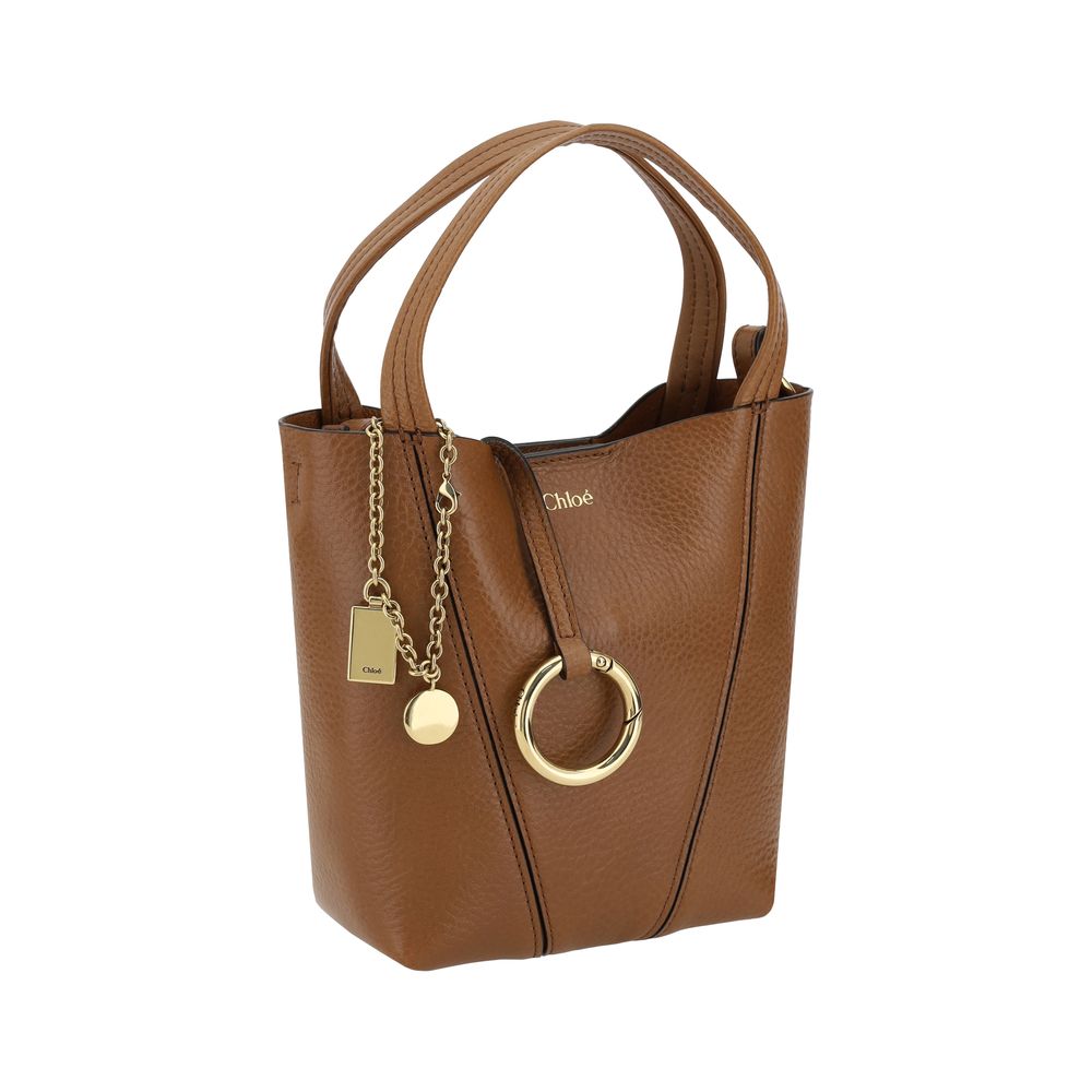 Chloé Braune Kalbsleder Bos Taurus Schultertasche