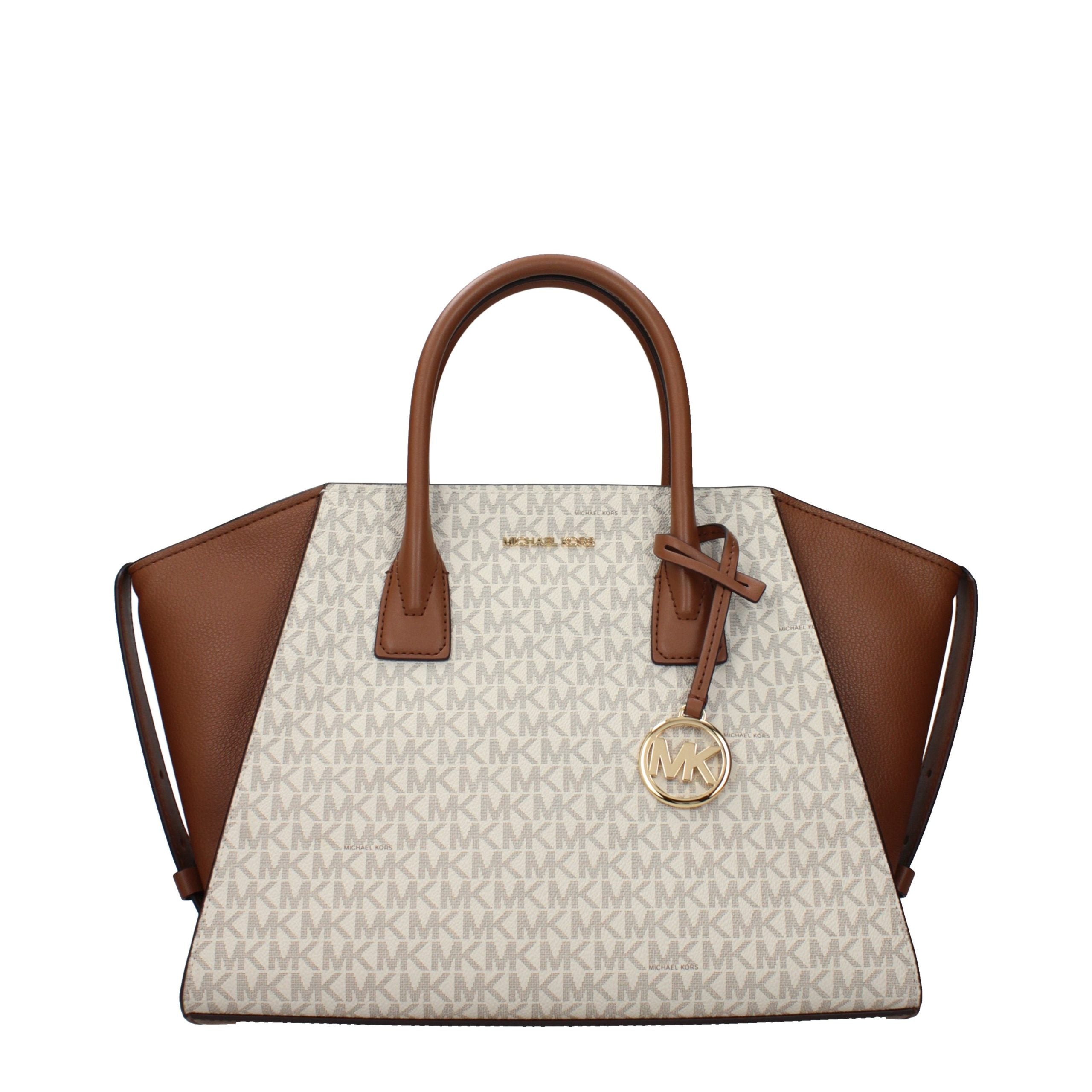 Beige Stoff-Handtasche