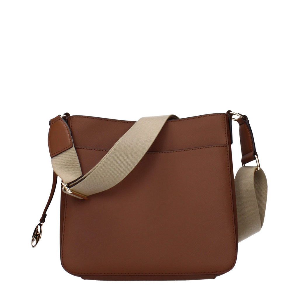 Braune Leder Schultertasche