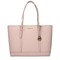 Schultertasche aus pinkfarbenem Leder
