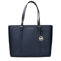 Michael Kors Schultertasche aus blauem Leder